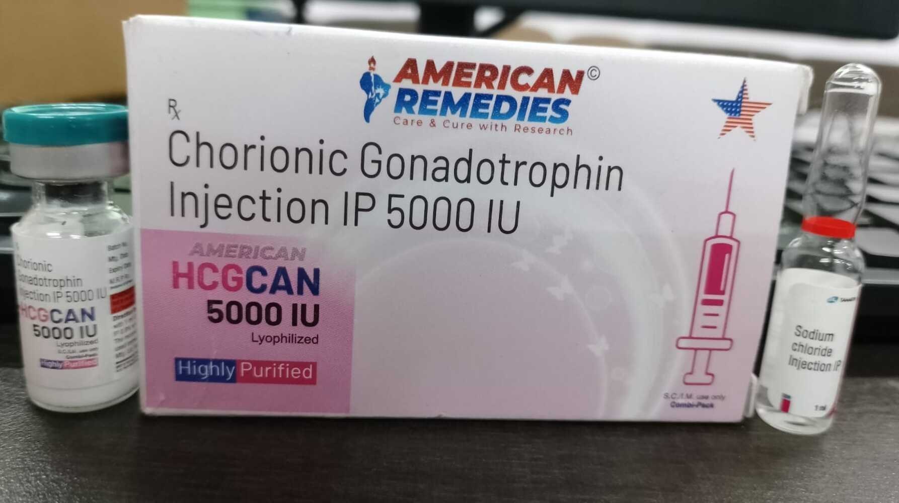 Livzon HCG 5000IU / Vial × 10 Vials