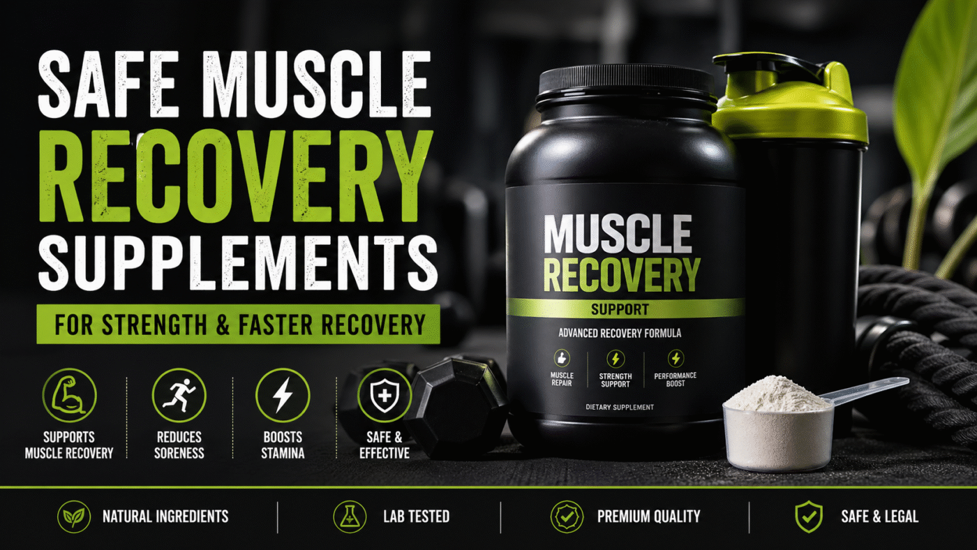 safe muscle recovery supplements
