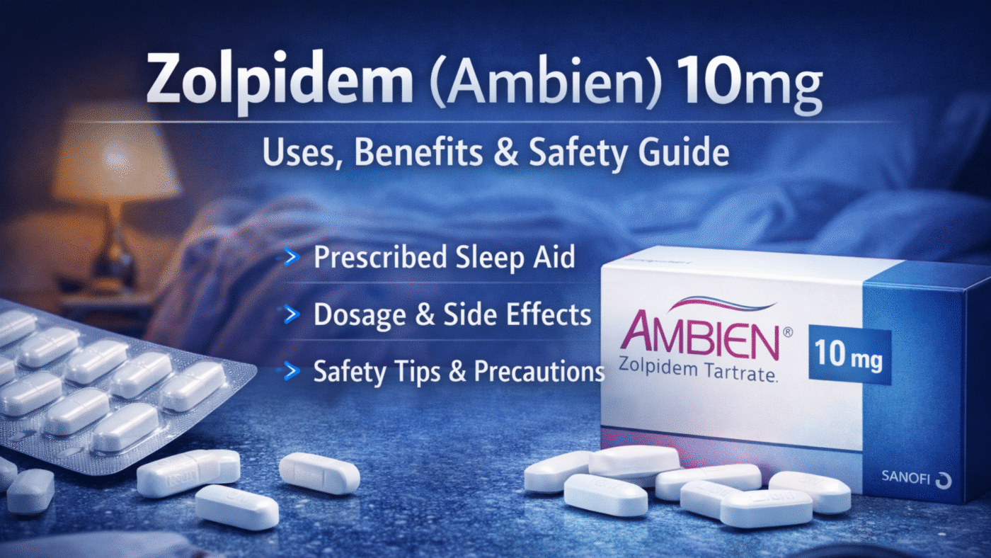 Zolpidem 10mg tablets